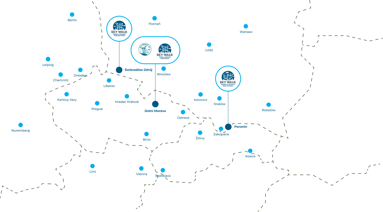 mapa skywalk zima